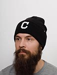 Шапка 47 BRAND арт. B-HYMKR08ACE-BK Cleveland Indians MLB (черный)